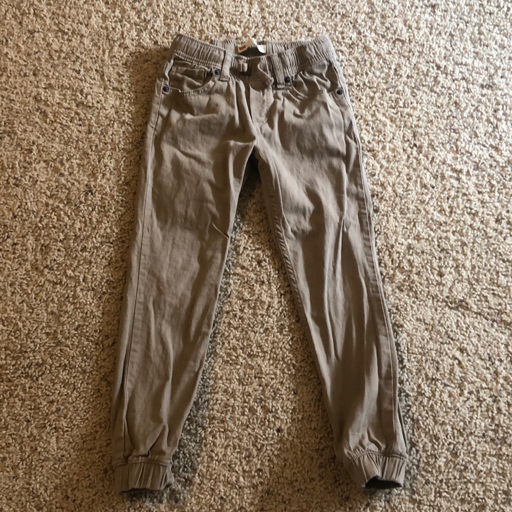 Levi’s Khaki Elastic Waistband Pants